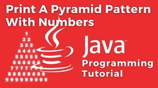 Java program - Print A Pyramid like pattern with numbers