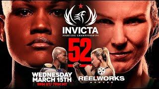 INVICTA FC 52 | Machado vs. McCormack | Wed, March 15th, 2023