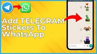 How To Add Telegram Stickers To WhatsApp 2024 - Full Guide