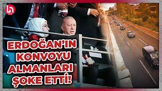 İsraf had safhada! İşte maça giden Erdoğan'ın onlarca araçlık konvoyu!