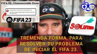 TREMENDA FORMA, PARA RESOLVER TU PROBLEMA DE INICIAR EL FIFA 23