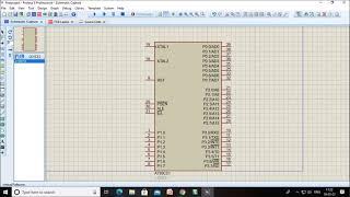 Lecture 41: Proteus Simulation  LED Blinking for 8051 microcontroller