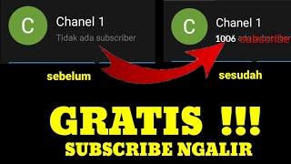 cara mendapatkan subscribe banyak dengan cepat dan permanen