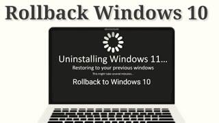 How to Uninstall Windows 11 and Rollback to Windows 10 | #UninstallWindows11&RollbackWindows10