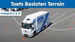 Toets Besloten Terrein categorie C/C1 | DON Opleidingen