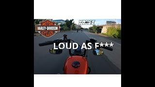 The Sound of Harley Davidson Sportster Iron 883 + V&H full Exhaust 