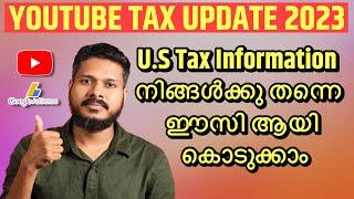 How To Submit Tax Information In Google Adsense 2023 | Nived Akkaparambil