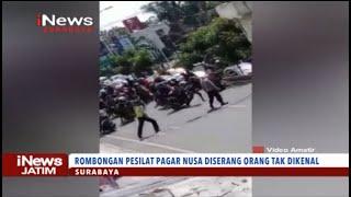 Rombongan Pesilat Pagar Nusa Diserang Orang Tak Dikenal