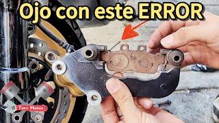  Como cambiar PASTILLAS de Freno moto BWS 125 sin Errores