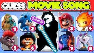 Can You Guess The Movie | Puss in Boots, Super Mario, Sonic, spider Man , Kung Fu Panda 4, Trolls