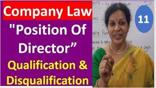 11. "Position of Director" - Company Law Subject