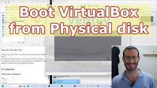 Boot a VirtualBox virtual machine from a physical USB flash drive