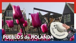 Los PUEBLOS,TULIPANES y MOLINOS  cerca de ÁMSTERDAM, CÓMO VISITARLOS. Holanda. PAÍSES BAJOS 2024