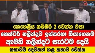 කෙහෙළිය නම්බර් 2 වෙන්න එපා - හෙක්ටර් සැරටම දෙයි