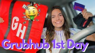 First Day Trying Grubhub | How Much I Made $$