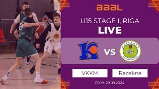 VKKM-A 2010 vs Rezeknes BJSS 2010| BBBL Boys U15