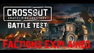 Crossout | Factions Explained | Perks/Benefits of Each Faction | How to Choose A Faction