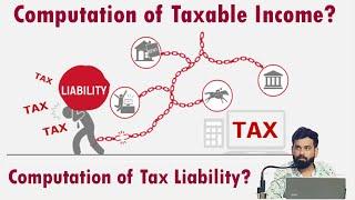 How to calculate Taxable Income & income tax | Income tax Computation explained