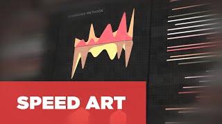 Speed Art #1 | Motion Graphics | Futuristic HUD Graphs