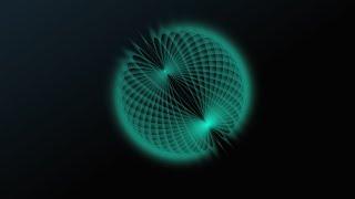 3d animated dynamic sphere in html, css, and javascript