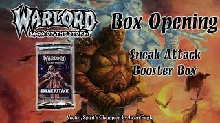 Warlord Saga of the Storm - Sneak Attack Booster Box Opening