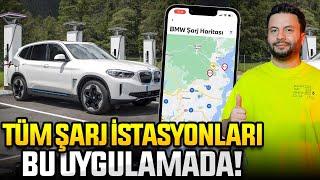Türkiye'nin şarj haritası bu uygulamada! BMW Türkiye mobil uygulaması!
