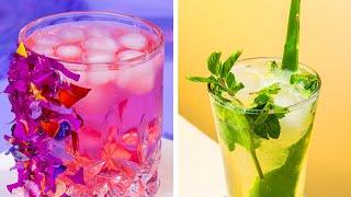 Fresh and floral spring cocktails! 