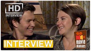The Fault In Our Stars | Shailene Woodley & Ansel Elgort Exclusive Interview BEST KISS