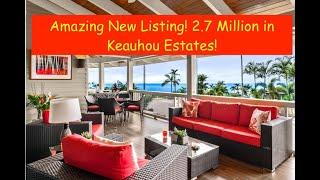 Keauhou Estates with Panoramic Ocean Views $2,700,000! 78-6809 Kuhinanui St, Kailua-Kona, HI