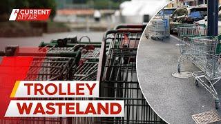 Abandoned shopping trolleys turning waterfront suburb into a dump land | A Current Affair