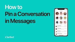 How to Pin a Conversation in Messages on Your iPhone