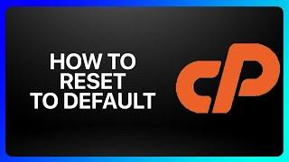 How To Reset cPanel To Default Tutorial