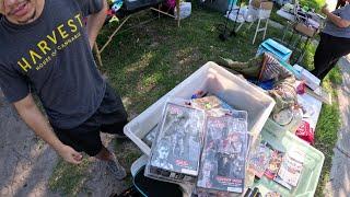 Garage Sale Small Haul of Sin City Wrestling Figures and Video Games