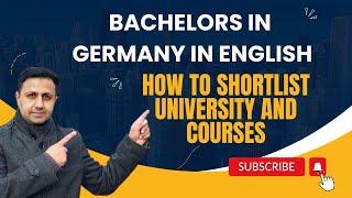 Bachelor in Germany in English language 2024 | Choosing Universities Made Easy