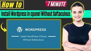 How to install wordpress in cpanel without softaculous 2024