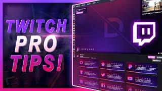 PRO TIPS to Customize your TWITCH Channel