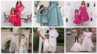 Most stylish mother and daughter party dress design 2025