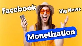 Big News From Facebook | Fb Monetization in Pakistan || TECHNICAL SHEZADI