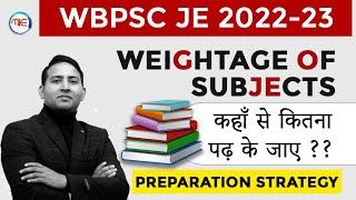 WBPSC JE 2022- 23 Preparation  | WBPSC JE MECHANICAL SUBJECT WISE WEIGHTAGE By Rahul Sir