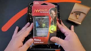 Magic the Gathering Holiday Pack Opening and Giveaway! Nissa, Genesis Mage