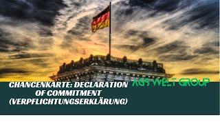 Declaration of Commitment (Verpflichtungserklärung) | Chancenkarte #chancenkarte #agswelt #germany