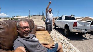 We Found MONEY Inside this Couch that was at the Curb as TRASH! Repurposing Garbage