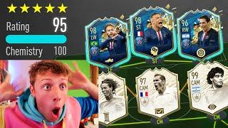 98 MBAPPE & NEYMAR IN MY GREATEST 195 RATED FUT DRAFT CHALLENGE - FIFA 20
