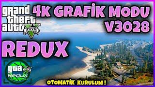 2023 REDUX 4K GRAFİK MODU | GERÇEKÇİ SİLAH SESLERİ | TANK MODU ASKER MODU | 2023 V3028 GTA 5