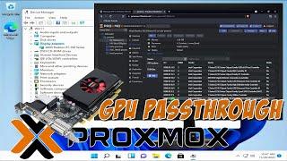 Passing a GPU to a Proxmox VM with PCI Passthrough