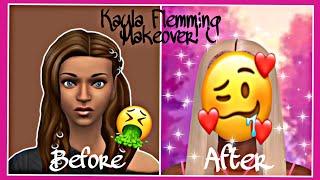 The Sims 4 CAS Kayla Flemming Makeover!