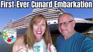 First Cunard Cruise on Queen Elizabeth  | Day 1 Vlog Embarkation