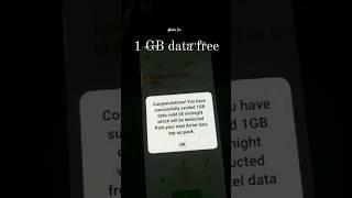 Airtel Free 1Gb New Offer 2024 || free internet code 