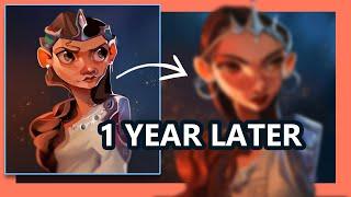 TEST your art improvement! │ Remaking my old art