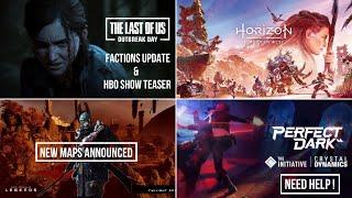 TLOU2 Factions | Horizon Forbidden West Update | GOT: Legends New Maps | Perfect Dark Co-Development